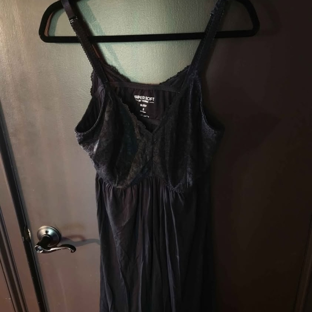 Torrid Midnight Black Lace Chemise